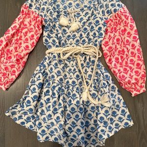 AISH colorful short summer sundress